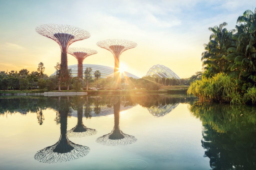 Innovative garden in Singapore