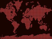 Malware and map of world