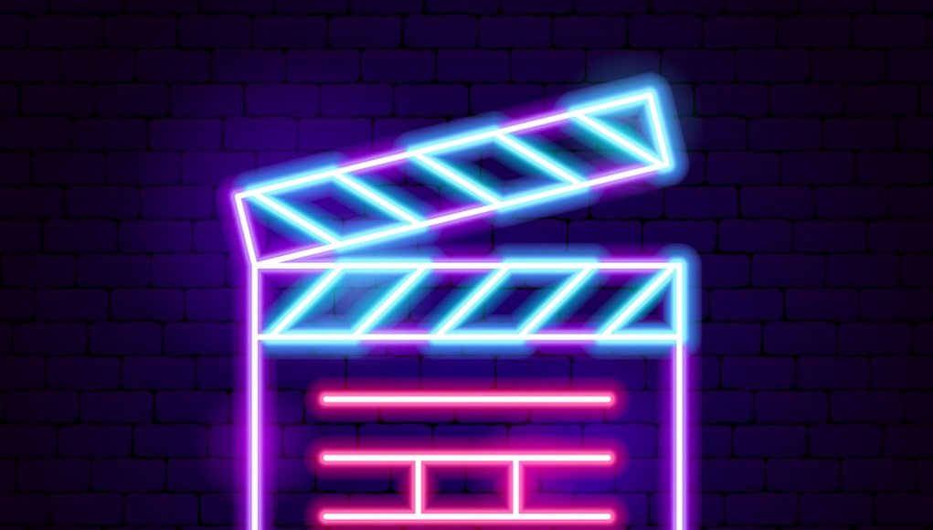 Neon movie clapper