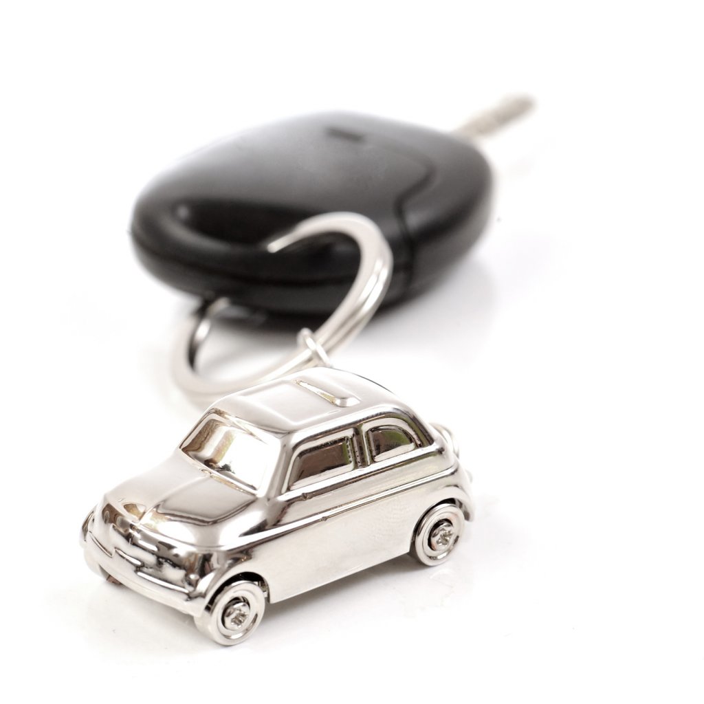 Car's key with miniature car