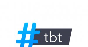 Tbt hashtag thursday throwback symbol. Vector stock illustration.