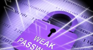 Password Weak Hacker Intrusion Threat 3d Rendering Shows Cybercrime Through Username Vulnerability And Compromised Computer