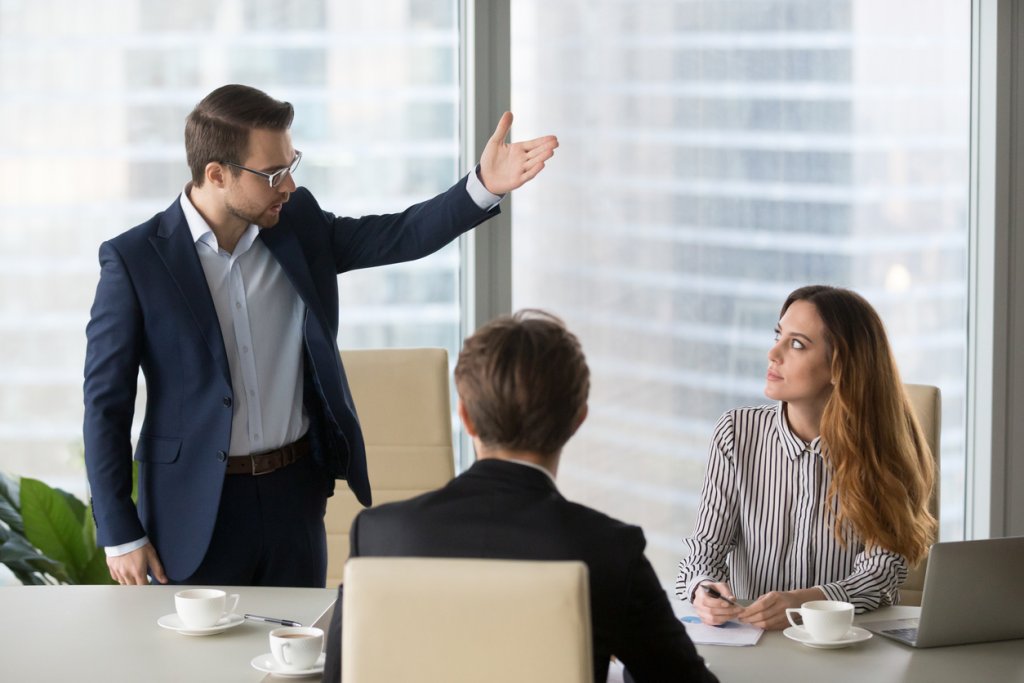 Leader asking about work ethic and making unfair and unkind demands of employee