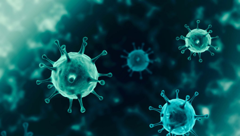 Coronavirus spores in viscous, aqueous solution