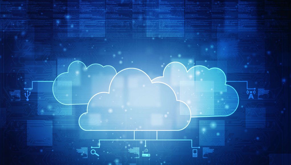 Cloud computing and cloud security concept