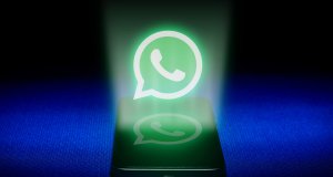 Whatsapp icon with mobile phone