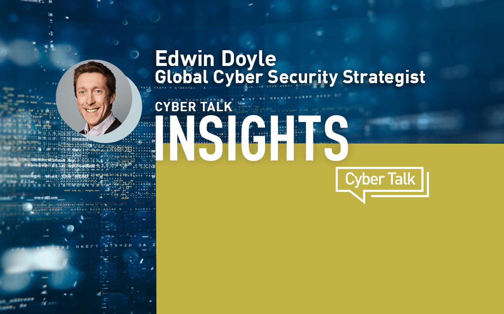 Cyber Talk banner, Edwin Doyle