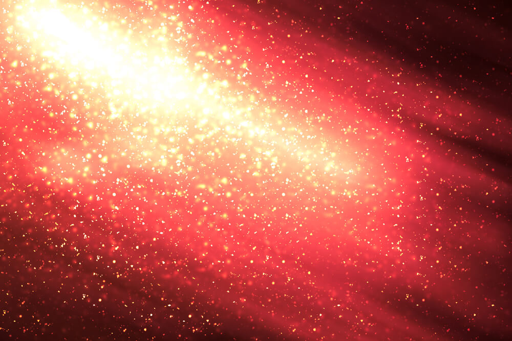 Red, abstract, solar flair, firewall concept background