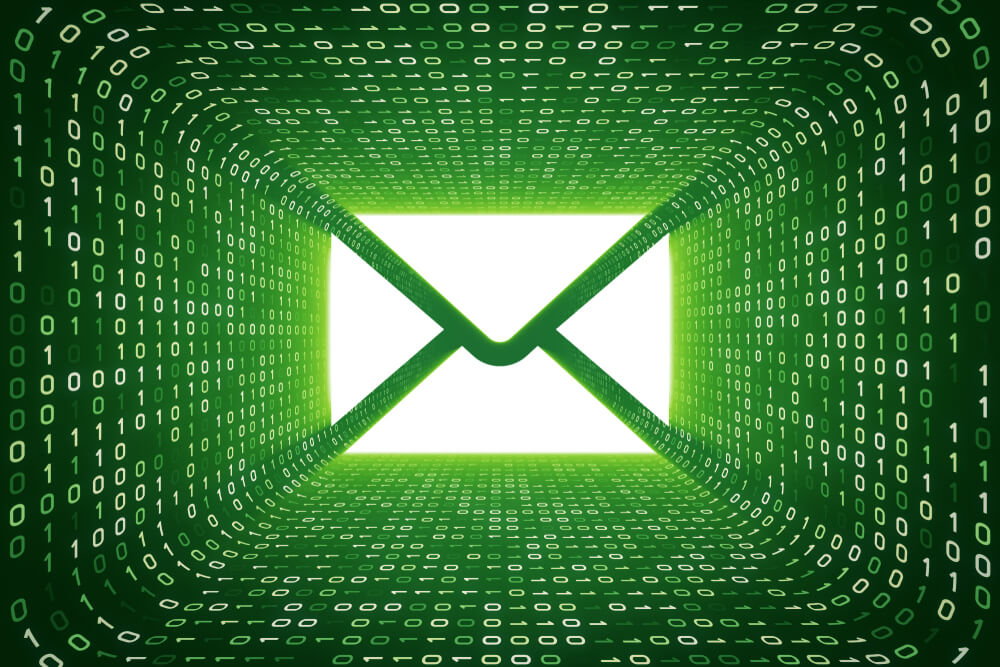 Email security best practices concept