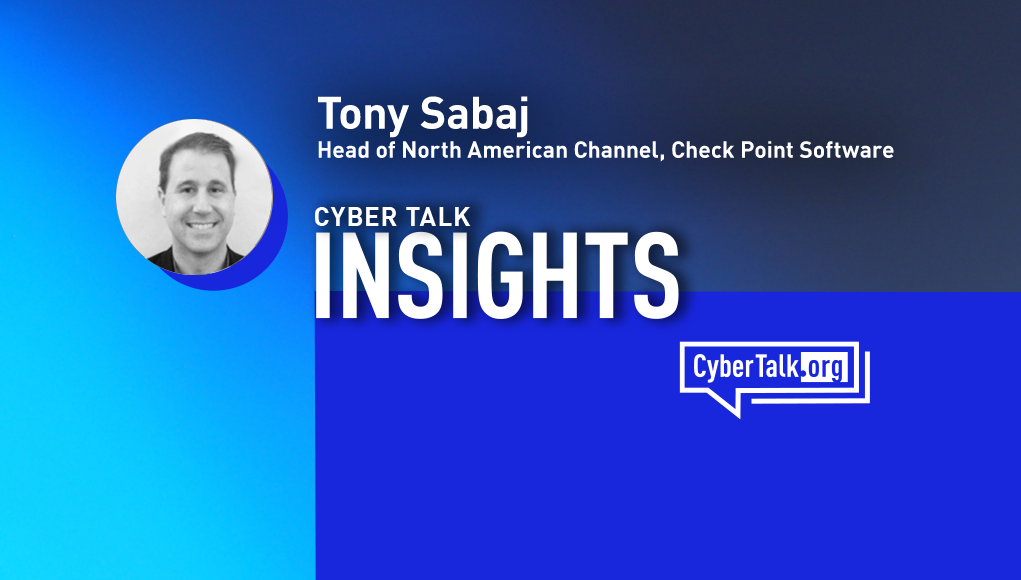 Tony Sabaj, Head of North American Channel, Check Point Software