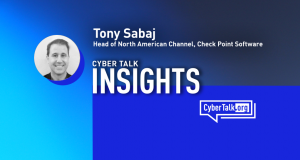 Tony Sabaj, Head of North American Channel, Check Point Software