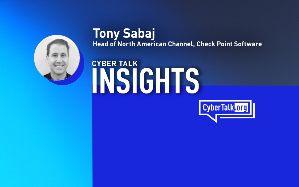 Tony Sabaj, Head of North American Channel, Check Point Software