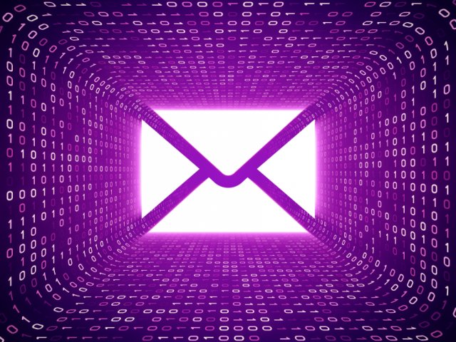 Corporate email security concept art