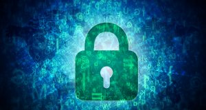 Network security and technology concept, phishing abstract