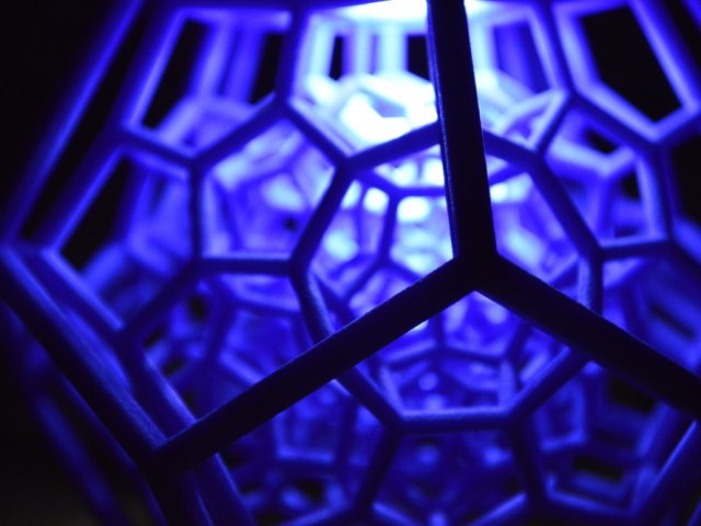 3D printed dodecahedron