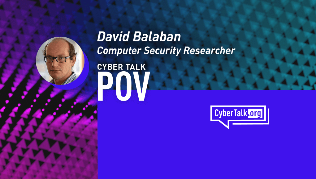 David Balaban, cyber security researcher