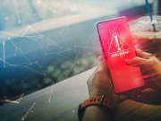 Mobile malware attack concept