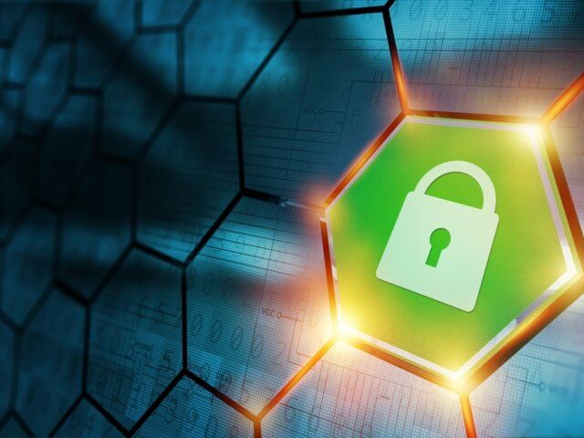 Malicious email, security concept that's abstract