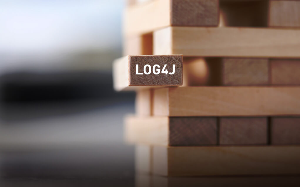 Log4j concept art that includes building blocks