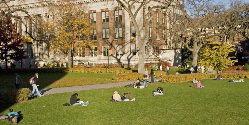 Anonymous university quad