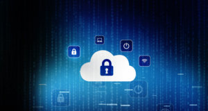 Cloud computing security concept