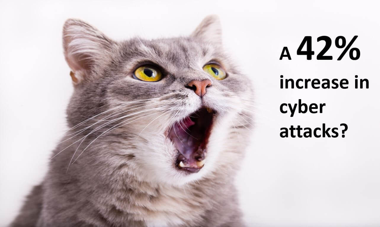A 42% increase in cyber attacks?