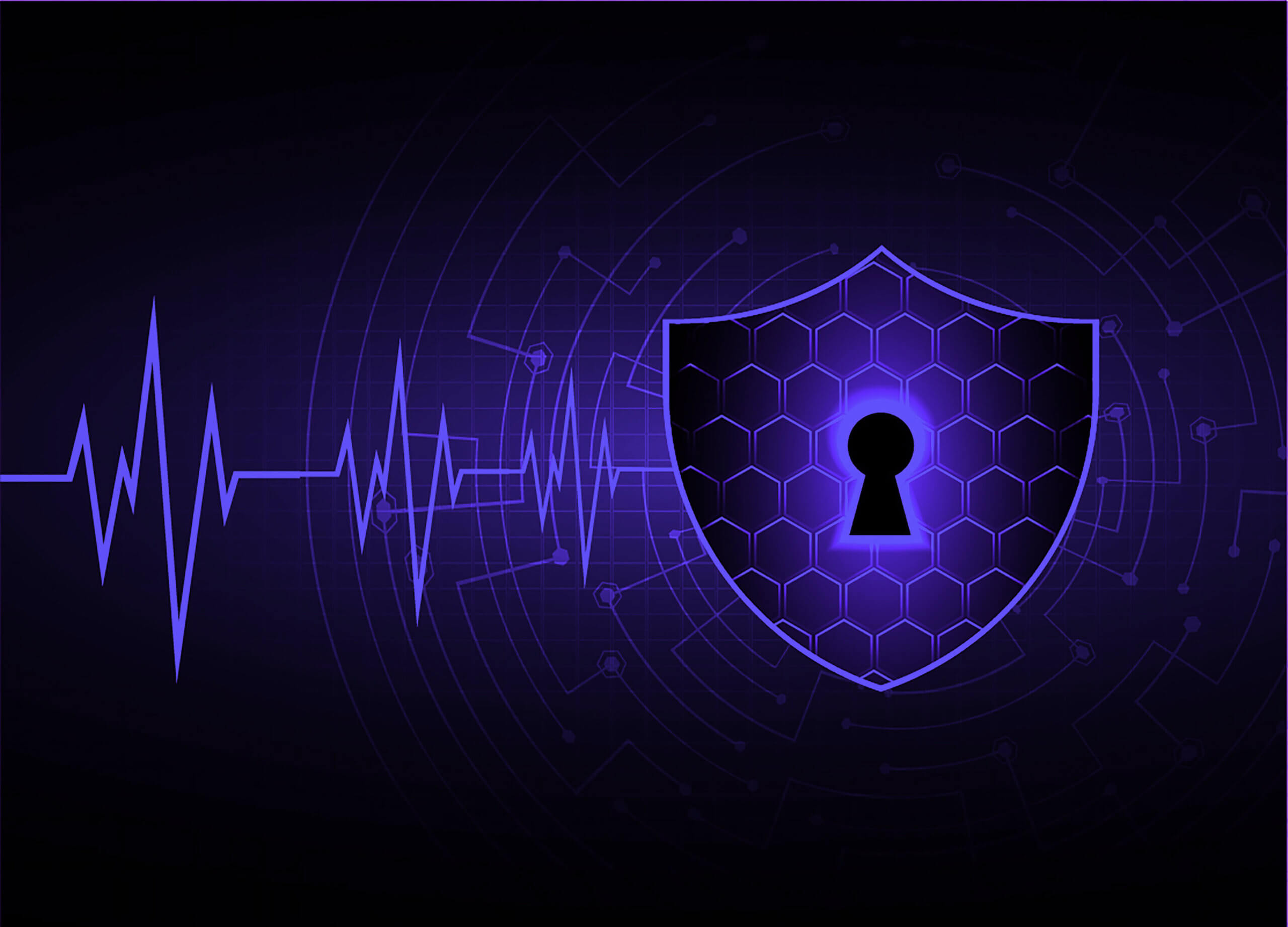 Cyber lock and EKG/EHR concept art