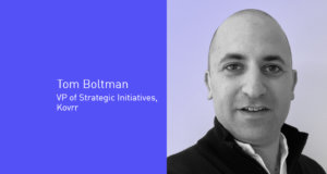 Tom Boltman, VP of Strategic Initiatives, Kovrr