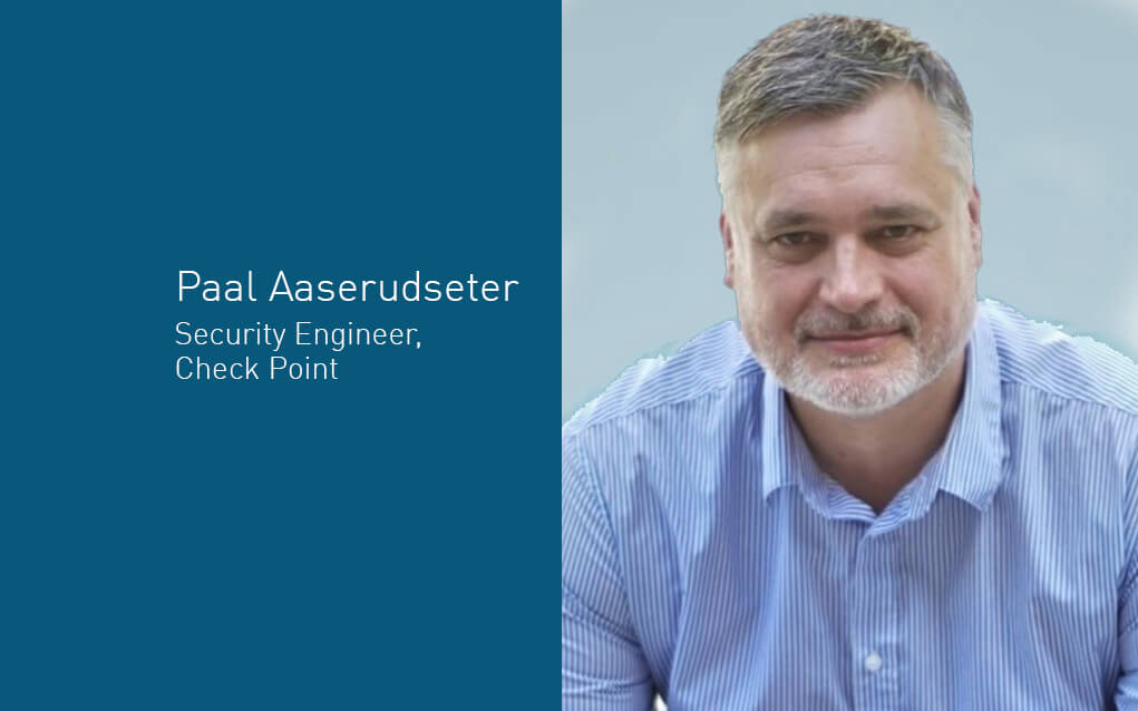 Paal Aaserudseter, Security Engineer, Check Point featured on CyberTalk.org