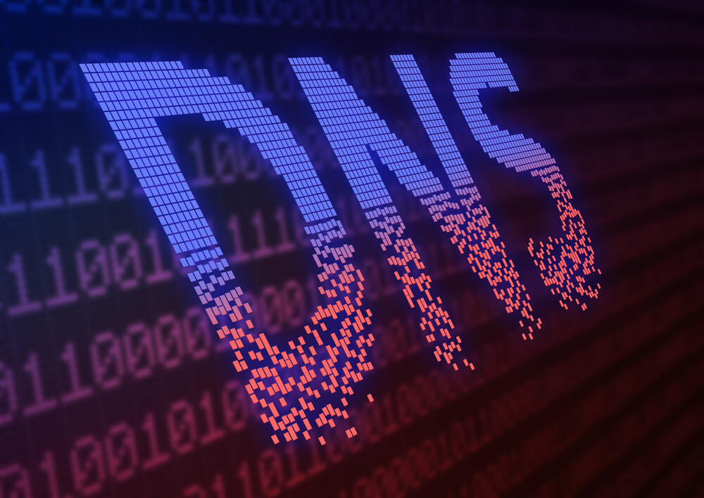 DNS attack concept art