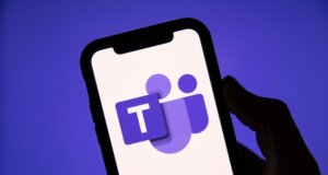 Microsoft Teams, concept art showing phone and Teams icons