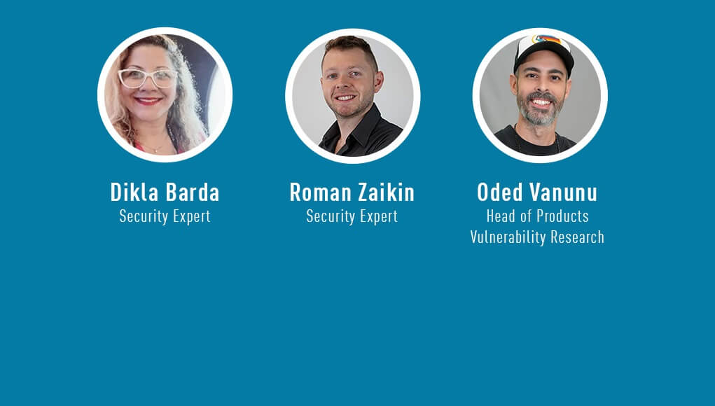 Cyber security researchers, Dikla Barda, Roman Zaikin, Oded Vanunu