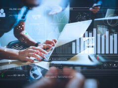 CISO career path and business performance indicators concept art