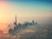 Panoramic view of UAE city