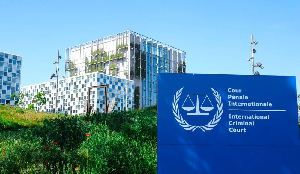 The International Criminal Court in The Hague, Netherlands
