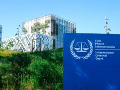 The International Criminal Court in The Hague, Netherlands