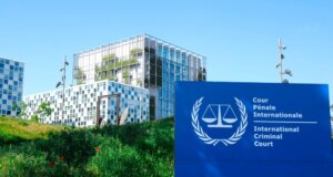 The International Criminal Court in The Hague, Netherlands