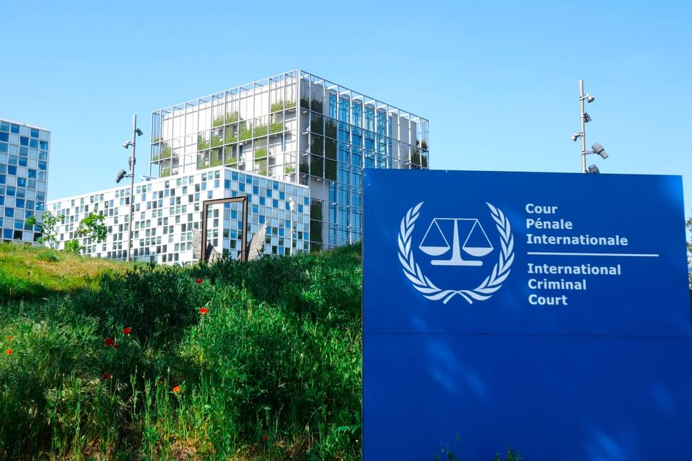 The International Criminal Court in The Hague, Netherlands