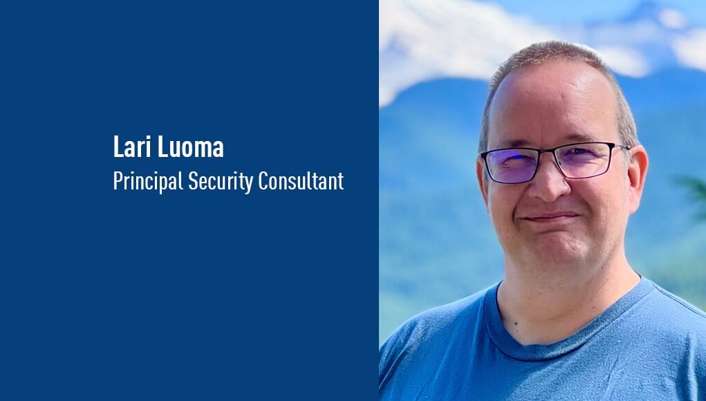 Lari Luoma, Principle Security Consultant