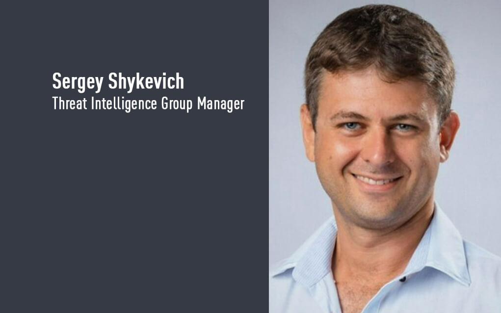 Sergey Shykevich, Threat Intelligence Group Manager, Check Point