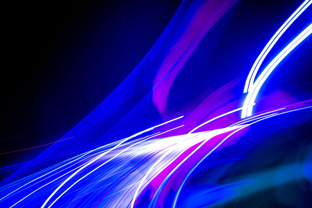 Abstract colorful lines; energy and motion