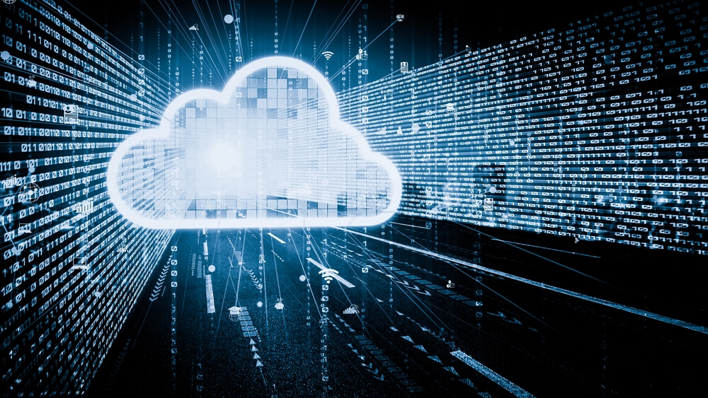 The future of cloud security, cloud concept art