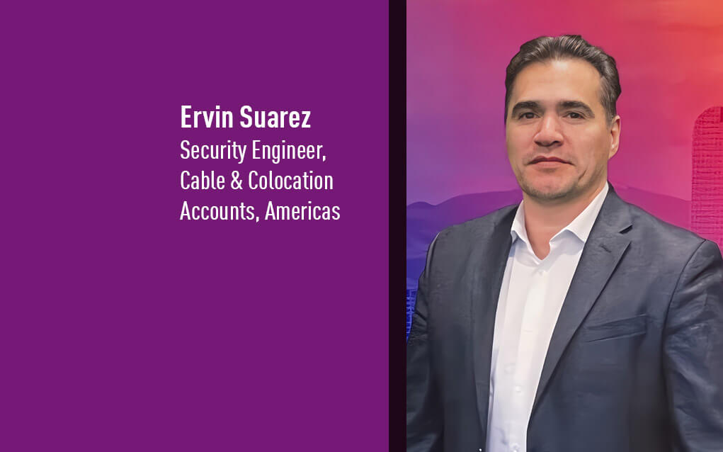 Ervin Suarez, Security Engineer Cable and Colocation Accounts, Americas, Check Point